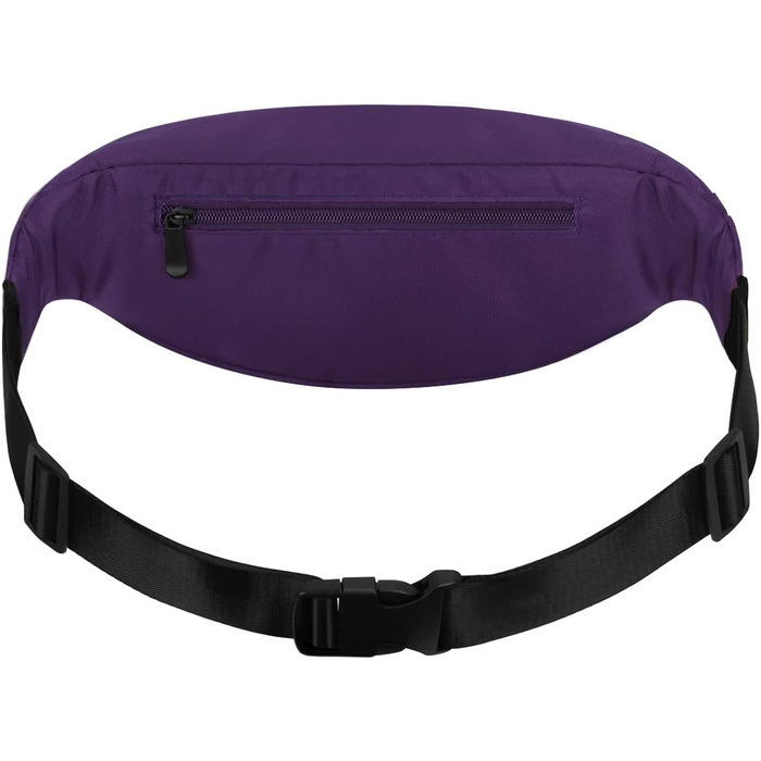 RYACO поясна сумка на пояс для жінок та чоловіків, стильна сумка для телефону, сумка для подорожей, походів, водонепроникна сумка на пояс для бігу, подорожей, спорту та активного відпочинку (фіолетовий)