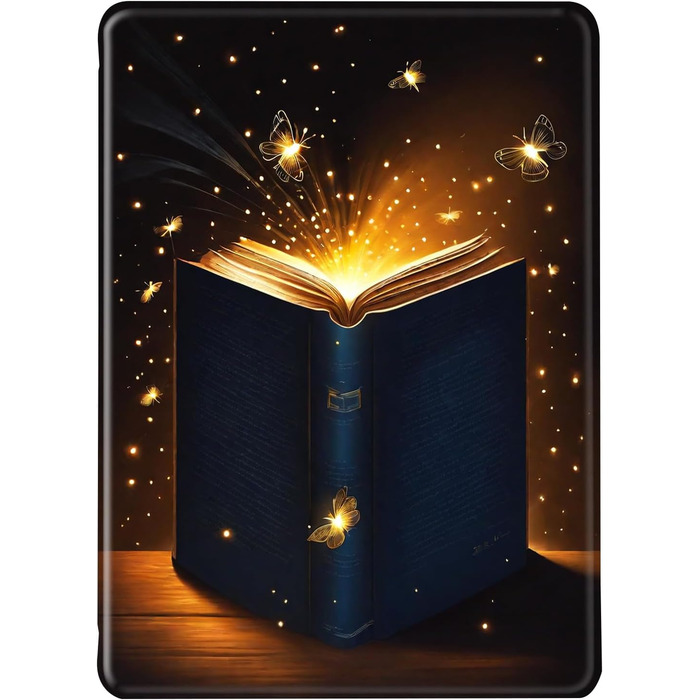 Чохол для Kindle Paperwhite 12-го покоління (2024) Flip з силікону, чохол Kindle Colorsoft з автопробудженням/сном, PU/TPU чохол-книжка, підходить для хлопчиків та дівчаток, з малюнком, Signature Edition, 7' (Color 6)