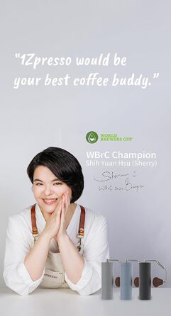 Кавомолка ручна 1Zpresso X-Ultra, чорна, з металевим корпусом, сталевий монтаж, конічні жорна, регулювання, магнітний замок