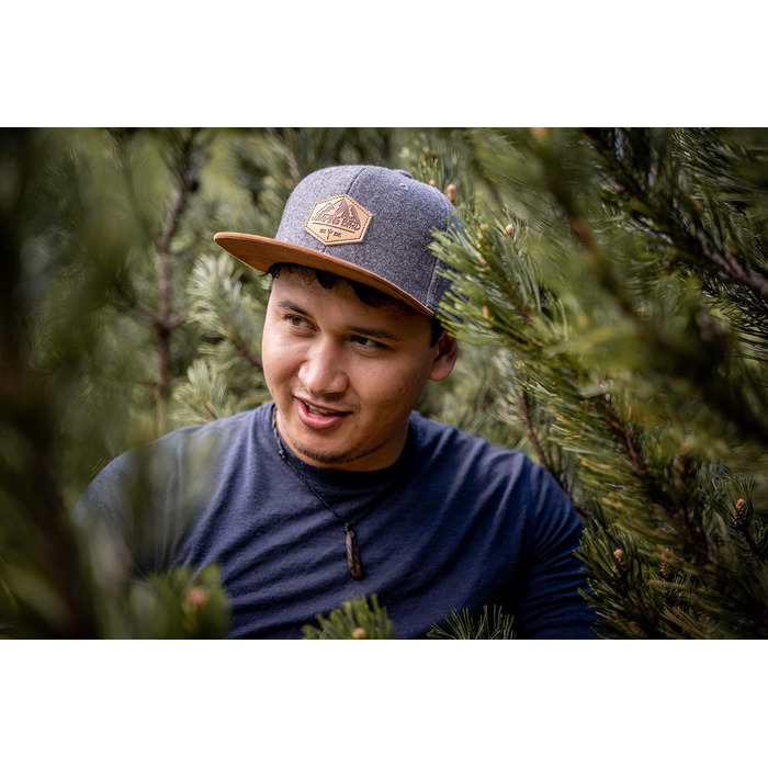 Кепка бейсболка Jumping Bird • Фільц, унісекс, регульована • Темно-сіра