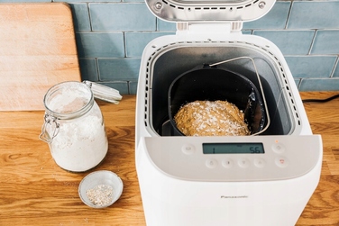 Хлібопічка Panasonic Croustina, біла, 700 Вт