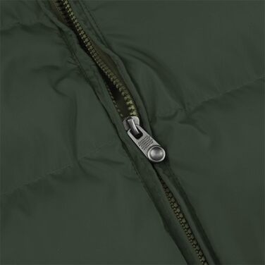 Стьобана жилетка чоловіча Allthemen з коміром-стійкою, спортивна, легка, зимова, для активного відпочинку, перехідна куртка (S, Зелений)