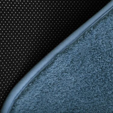 Килим з мікрофібри 120x170 см - Можливий для прання, короткий ворс для вітальні та спальні, м'який, пухнастий, сучасний однотонний дизайн, антрацит (200 x 300 см, прямокутний)