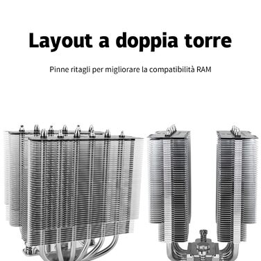 TR Peerless Assassin 120 SE ARGB: Кулер для CPU з RGB підсвічуванням, 6 heatpipes, Dual 120mm вентилятор, для AMD AM4/AM5 та Intel 1700/1150/1151/1200