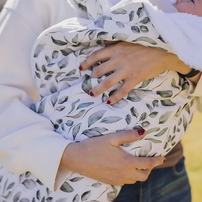 Дитячий зимовий конверт-ковдра для візка MIMUSELINA Botanic, теплий спальний мішок для новонароджених з 100% бавовни, м'який і зносостійкий, з захисною блискавкою