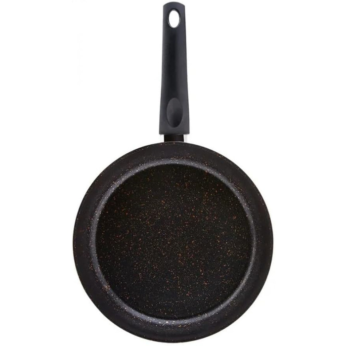 Набір посуду Karaca Biogranit, 7 предметів, чорний/золотий, з антипригарним покриттям, для індукційних плит, граніт