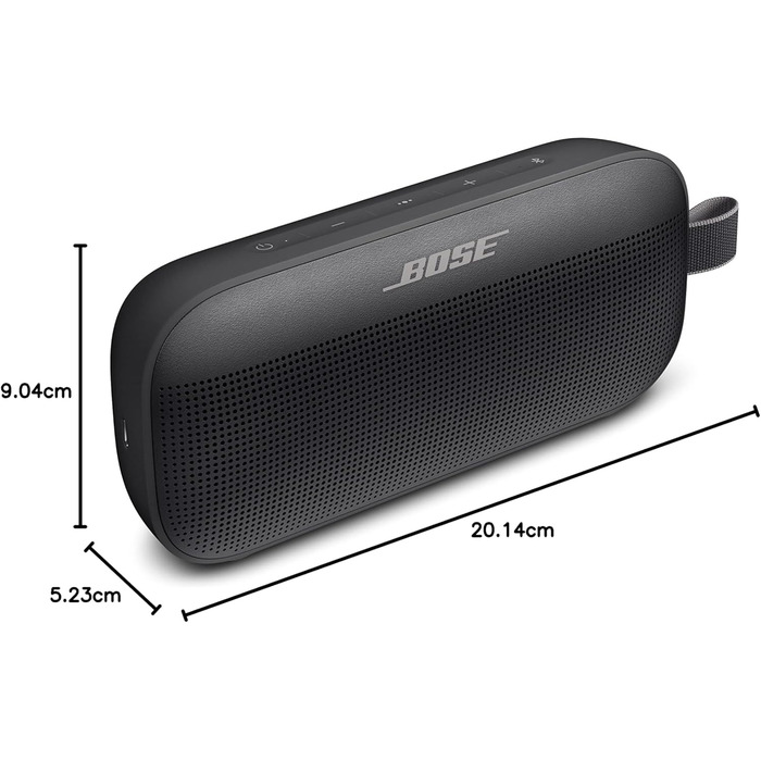 Bose SoundLink Flex: Портативна Bluetooth колонка, водонепроникна, чорного кольору