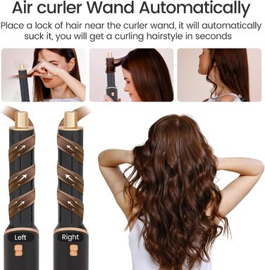 Airstyler Pro 5 в 1: Фен-щітка, фен, плойка, об’єм, локони. 1000W, для створення різних зачісок