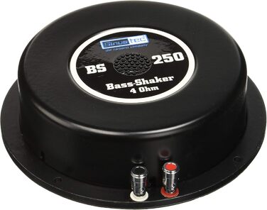 Sinustec BS250 бас-вібратор (бас-памп), 4 Ом, корпусний віброакустичний динамік для сабвуфера, автомобільний