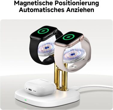 Зарядний пристрій SwanScout для Apple Watch 10/Ultra/9/8/7/6 та AirPods Pro (704A, 3.3W, без адаптера)