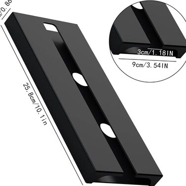 Тримачі для келихів вина ROLMZJX (2 шт.) - підвісні, для шафи, пластикові, чорні. Підходять для дому, ресторану, готелю, бару.