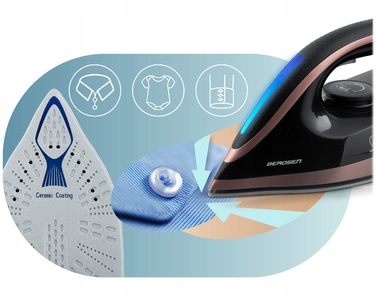 Парова станція-генератор Berdsen, 3000 Вт, з міцним керамічним покриттям