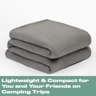 Плед DREAMSCENE з флісу, теплий плед на ліжко/диван, 200x240 см, антрацитовий колір