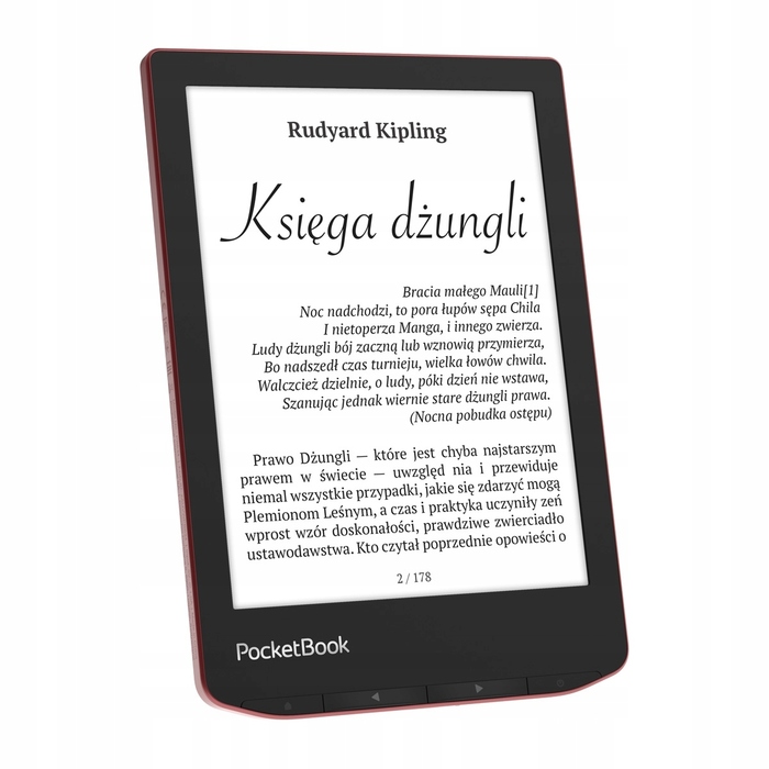 Електронна книга PocketBook Verse Pro 16 ГБ, 6 дюймів, червона