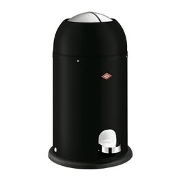 Сміттєвий кошик WESCO Kickmaster Junior з педаллю та демпфером, 12 л, сталь, матовий чорний