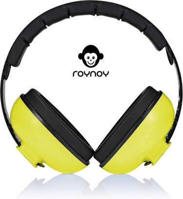 Навушники для захисту вух дитини від 3 місяців | Захист від шуму | З чохлом (Жовтий)