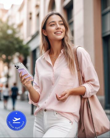 Повербанк VIYISI 10000mAh ультратонкий із вбудованим кабелем USB-C, фіолетовий