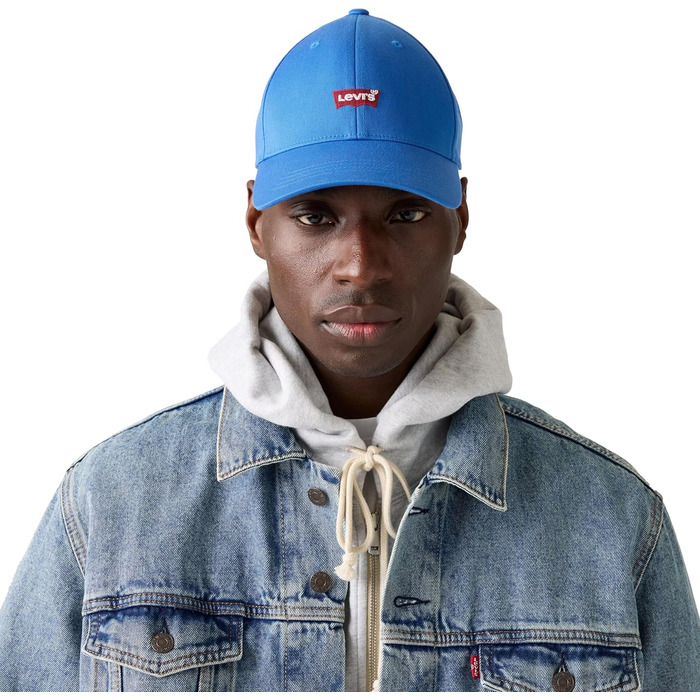 Шапка Levi's Housemark Flexfit чоловіча, синій (Star Sapphire)
