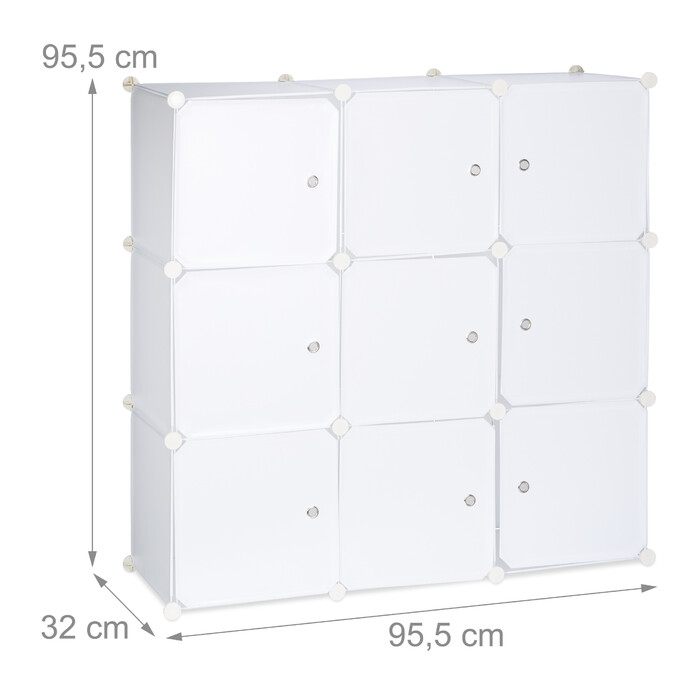 Relaxdays door shelving system