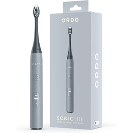 Ordo Sonic Lite: електрична звукова зубна щітка для дорослих, 35000 імпульсів/хв, Dual-Mode, USB-C, водонепроникна, акумулятор до 5 тижнів, Smart-Timer, Stone