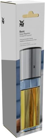 Розпилювач WMF Basic для олії та оцту 125 мл, Cromargan нержавіюча сталь матова, для миття в посудомийній машині