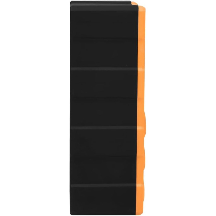 Органайзер для дрібниць vidaXL з 39 шухлядами (30+9), 52x16x37,5 см, помаранчевий, багатосекційний бокс для зберігання, сортувальний кейс