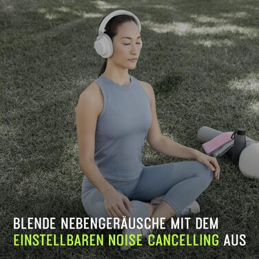 Shure Aonic 40: Бездротові навушники з активним шумозаглушенням, Bluetooth, мікрофон, 25 годин роботи, сумісні з iPhone та Android, білі