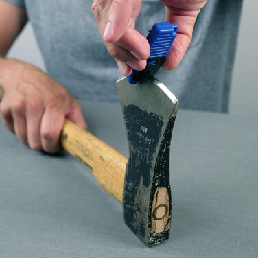 BLITZSCHÄRFER Knife Sharpener Blitzschärfer Portable Manual Knife Sharpener Mini Blitz Ceramic Sharpener and Replacement Carbide Plates Set of 4