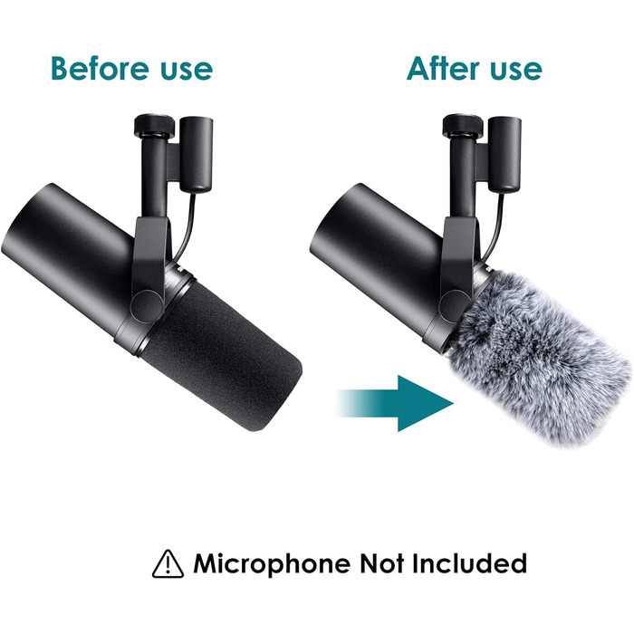 Шарнірний мікрофонний тримач YOUSHARES для Shure SM7B з поп-фільтром та кабелеутримувачами, для студійної звукозапису