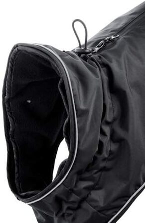 Hunter UPPSALA ALLROUNDER Dog Coat, 2-in-1, Detachable Fleece Lining, Water-Repellent, Size 55, Anthracite/Petrol 55 Anthracite/Petrol