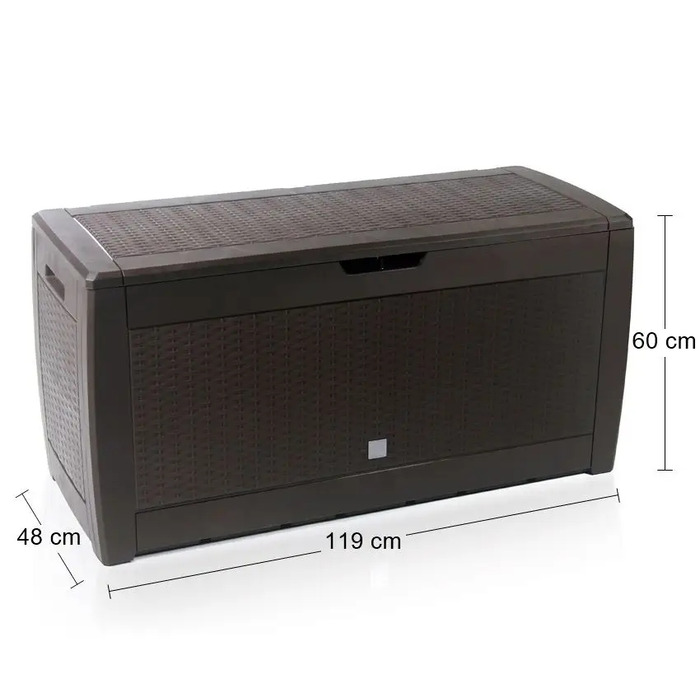 Садовий бокс для зберігання Prosperplast BOXE RATO, колір umbra, 310 л