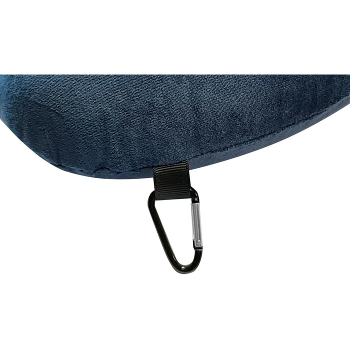 Подушка для шиї M LINE для подорожей (літак, авто) - Memory Foam - Запобігає болю в шиї - Синій