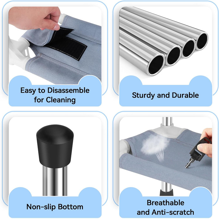 Сходинки для собак та котів Makerfire (2 сходинки) - для підйому на ліжко/диван