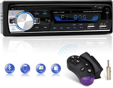 Автомагнітола з Bluetooth, бездротове підключення, для авто