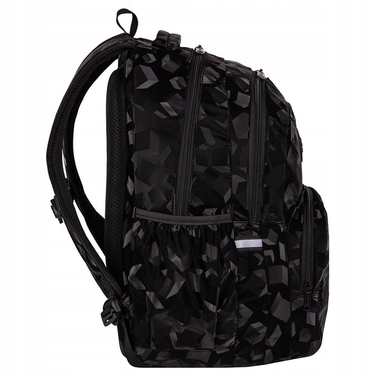 Молодіжний шкільний рюкзак CoolPack Pick Trace Square 3D, чорний