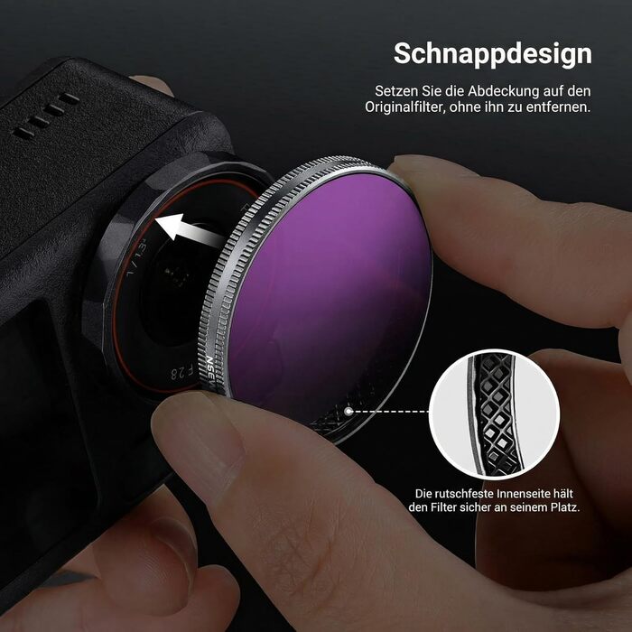 Набір фільтрів NEEWER CPL + ND для DJI Osmo: CPL, ND8/16/32/64/1000, HD, для екшн-камер