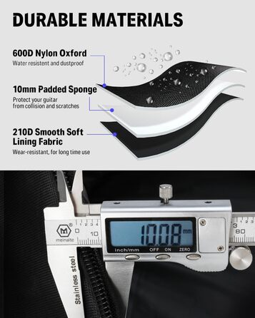 Гітарний кейс Donner 41 дюйм, 5 мм товщина