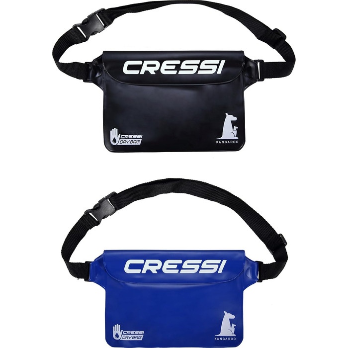 Водонепроникний сухий мішок Cressi Kangaroo Dry Pouch для дорослих, унісекс (2 шт., блакитний/синій)