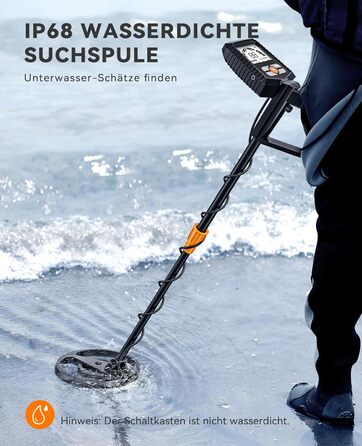 Металодетектор SUNPOW Pro Set для дорослих та дітей – професійний рівень, LCD-дисплей, 4 режими пошуку, висока точність