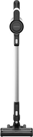 GRUNDIG VCP 4130 Бездротовий акумуляторний пилосос 2-в-1, білий/чорний