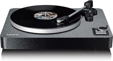Програвач вінілу Lenco LBT-188 Bluetooth коричневий: цифрове кодування на MP3, ремінний привід, 2 швидкості (33/45 об/хв), антискейтинг