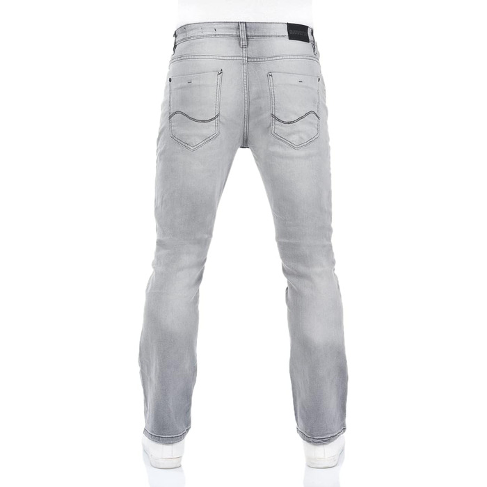 Чоловічі джинси Riverso Falko Bootcut Stretch Denim (Сірий, 40W/34L)
