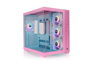 Корпус Thermaltake View 380 TG ARGB Mid-Tower: Двокамерний, з RGB-підсвіткою, USB-C, підтримка радіатора 360мм, Bubble Pink