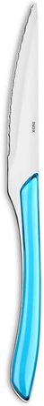 Amefa ECLAT Cutlery Set Turquoise Dining Cutlery 24-Piece for 6 People Stainless Steel Rust-Proof High-Quality Plastic Handle Shells Dishwasher-Safe Cutlery Set 6 People Camping Cutlery