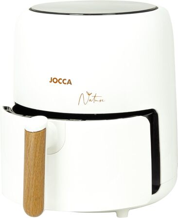 JOCCA аерофритюрниця 3,8 л, без олії, 1450 Вт, LED сенсор, енергоощадна, біла