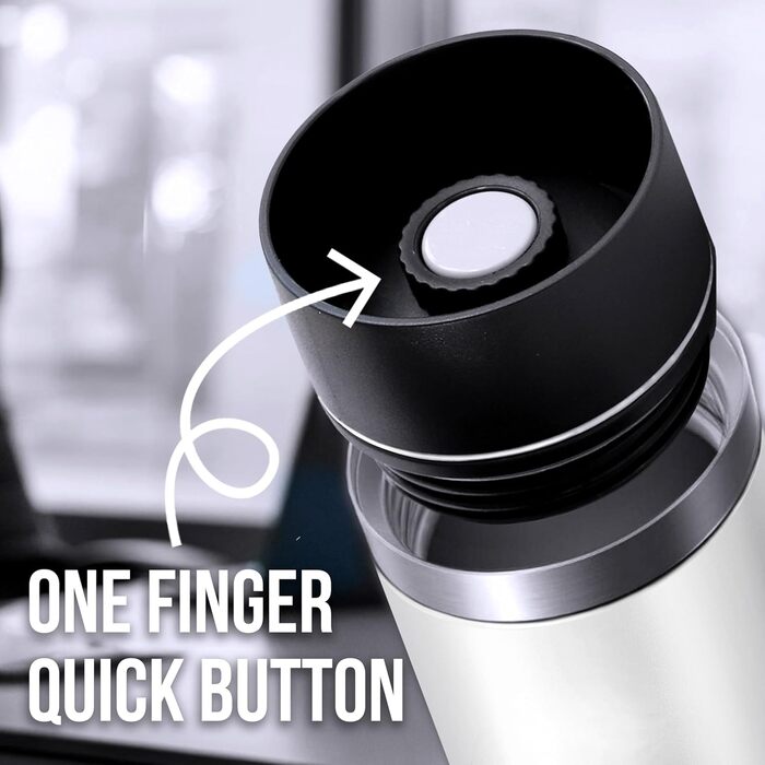 Термокружка Tavialo 460мл, пудрово-рожевий колір, нержавіюча сталь, з ізоляцією, для напоїв