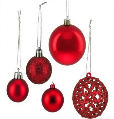 Relaxdays Christmas Ornament Set
