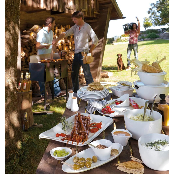 KAHLA 1U2012A9001UC BBQ Saucenprofi 0.40 l | White sauce dish made of porcelain