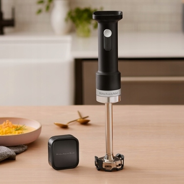 Ручний блендер KitchenAid 5KHBRV75BM, 12 Вт, чорний