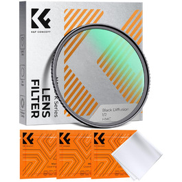 Фільтр K&F Concept 55mm Black Diffusion 1/2 для відео, портретів та блогу (K-серія)